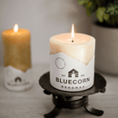 Ivory Pure Beeswax Pillar Candles by Bluecorn Candles