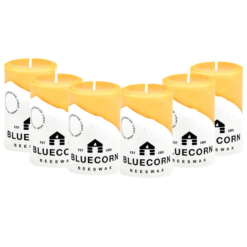 Pure Beeswax Pillar Candles