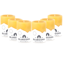Pure Beeswax Pillar Candles by Bluecorn Candles