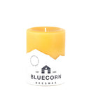 Pure Beeswax Pillar Candles by Bluecorn Candles