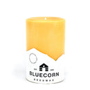 Pure Beeswax Pillar Candles by Bluecorn Candles