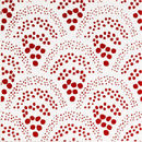 Pure White, Fire Engine Matte Chou Chou Ceramic Tiles 6x6