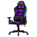 Adjustable Swivel Gaming Chair with LED Lights and Remote by LJGDeals