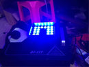 GobekUsa 1500W RGB Triple LED Fog Machine with Color-Changing Effects