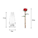 GobekUsa Crystal Rose Figurine: Elegant Glass Rose Ornament for Home Decor, Gifts