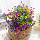 Purple artificial eucalyptus plant – wedding and living room decor by Decorbites