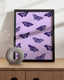 Purple butterflies