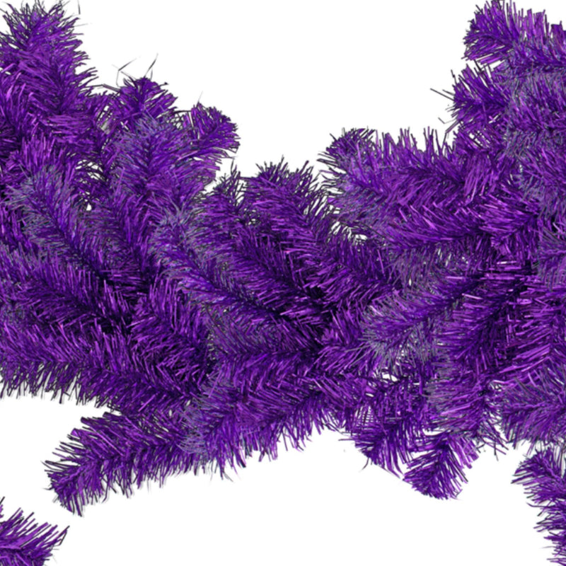 Purple Christmas Garland