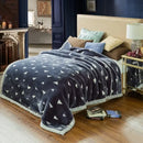 GobekUsa Double Layer Raschel Blankets: Soft & Cozy Faux Fur Mink Throw