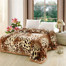 GobekUsa Double Layer Raschel Blankets: Soft & Cozy Faux Fur Mink Throw