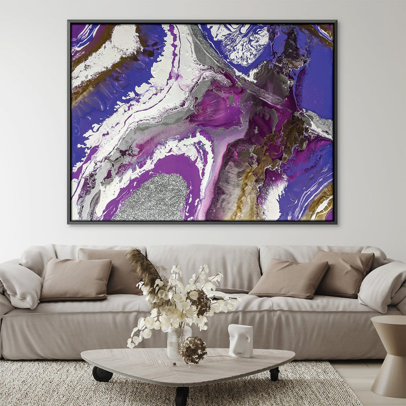 Purple Geode III Canvas