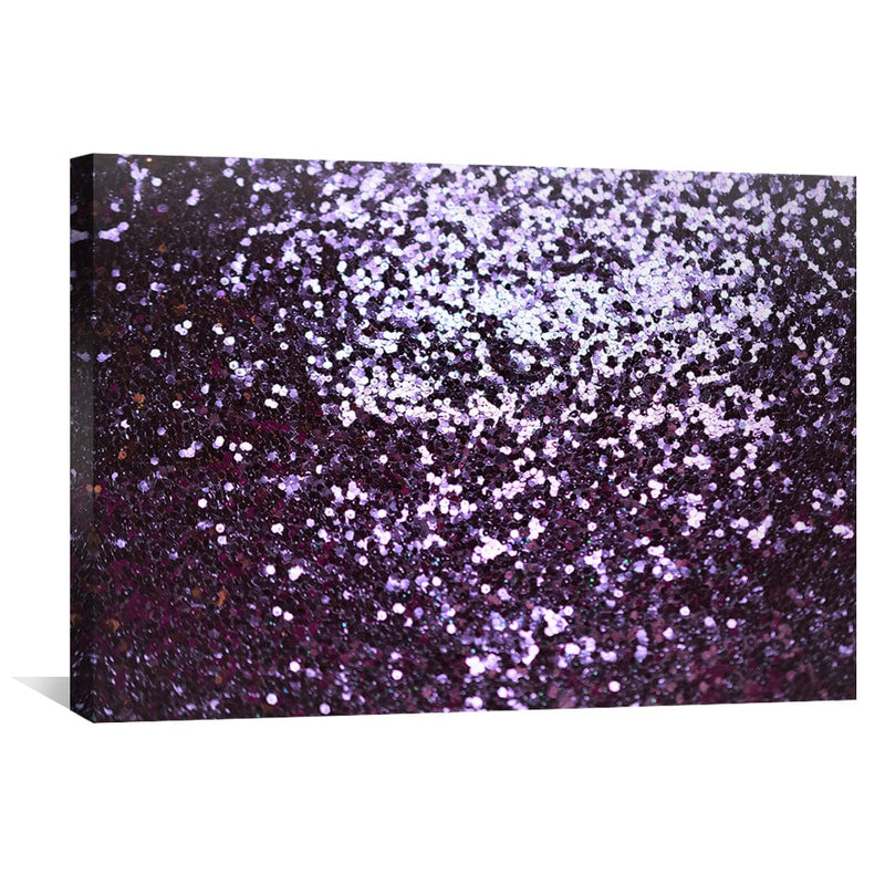 Purple Glitter Canvas