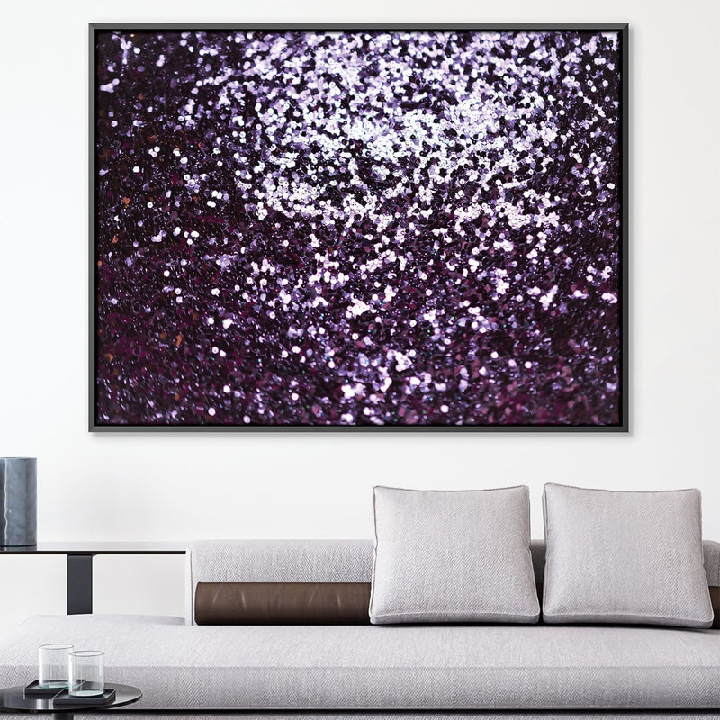 Purple Glitter Canvas