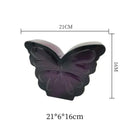 GobekUsa Dark Butterfly Ceramic Vase for Table Decoration and Floral Arrangement
