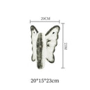 GobekUsa Dark Butterfly Ceramic Vase for Table Decoration and Floral Arrangement