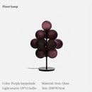 GobekUsa Grape Chandelier: Modern Glass Ball Pendant Lamp for Living Room and Bedroom
