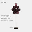 GobekUsa Grape Chandelier: Modern Glass Ball Pendant Lamp for Living Room and Bedroom