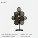 GobekUsa Grape Chandelier: Modern Glass Ball Pendant Lamp for Living Room and Bedroom