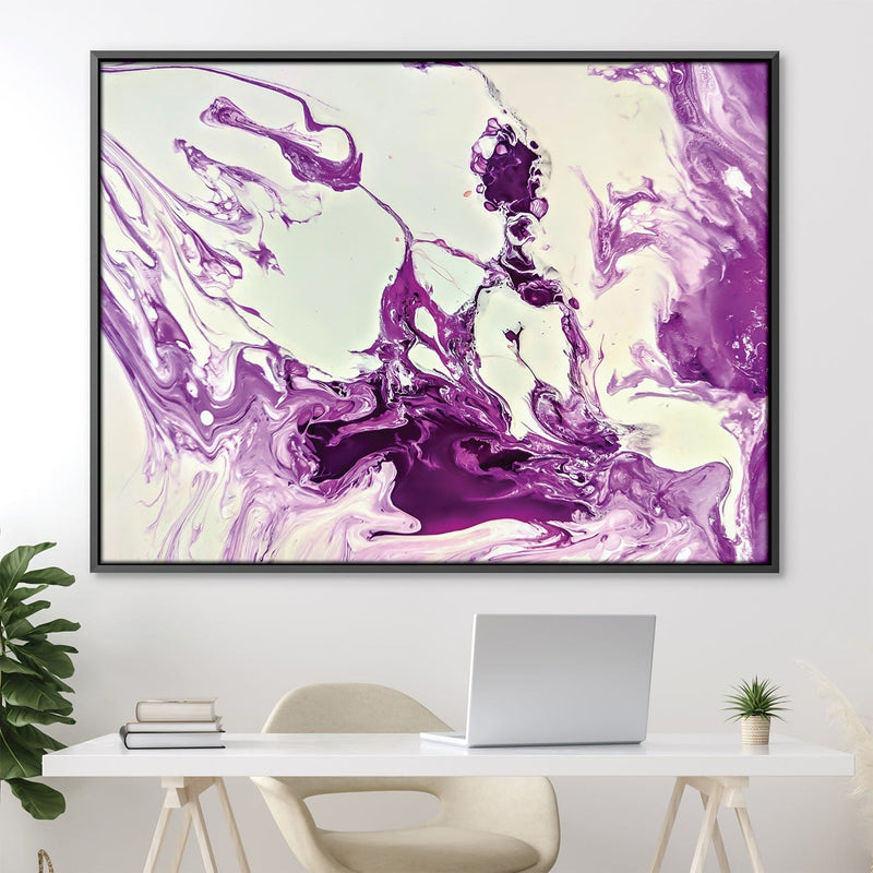 Purple Marble III Canvas