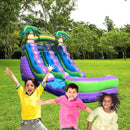 Large Purple Marble Inflatable Water Slide With Pool And Blower (SAK82910) by SAKSBY WHOLESALE