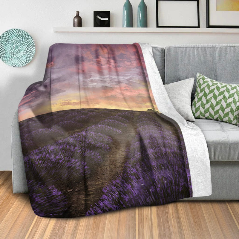 Purple Meadow Blanket