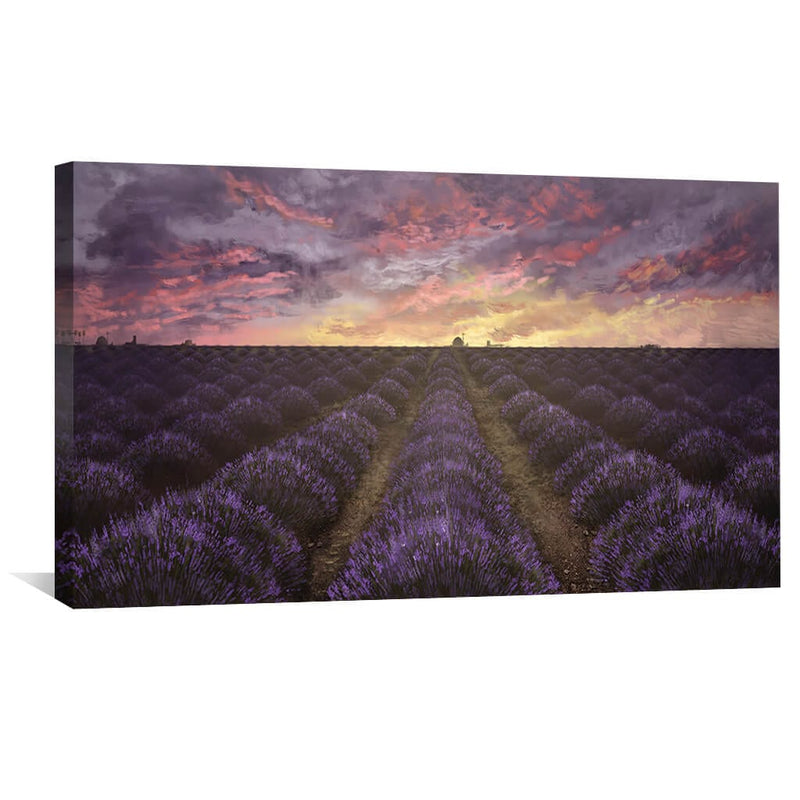 Purple Meadow Canvas