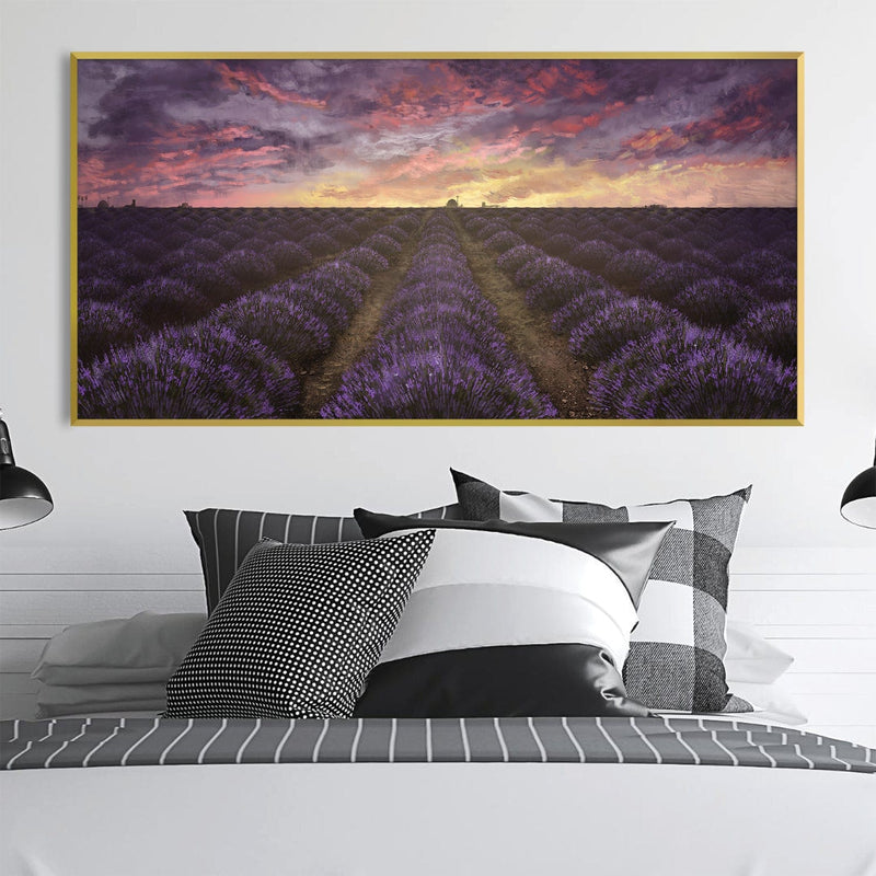 Purple Meadow Canvas