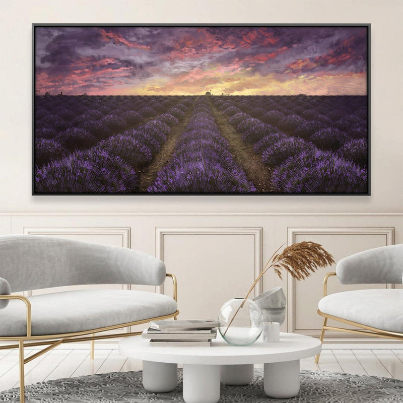 Purple Meadow Canvas