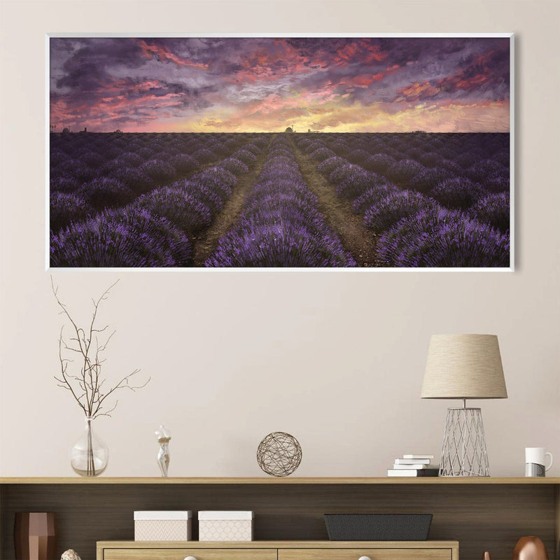 Purple Meadow Canvas