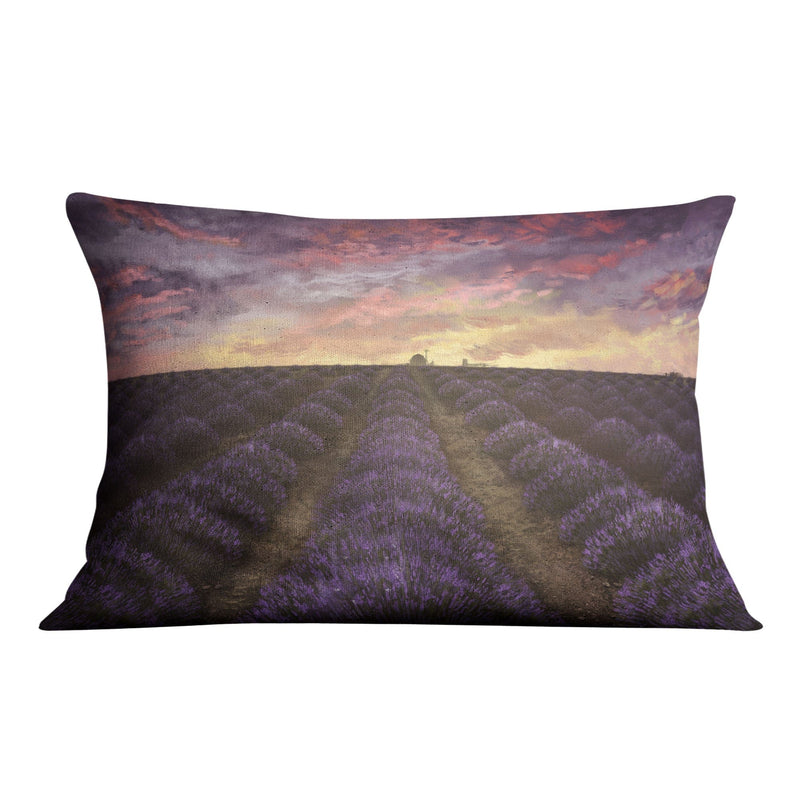 Purple Meadow Cushion