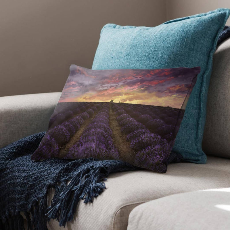 Purple Meadow Cushion