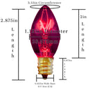 Purple Outdoor String Lights