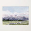 "Purple Peak" Art Print