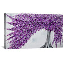 Purple Poetry Canvas