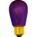 Purple S14 Edison Light Bulbs by Lee Display