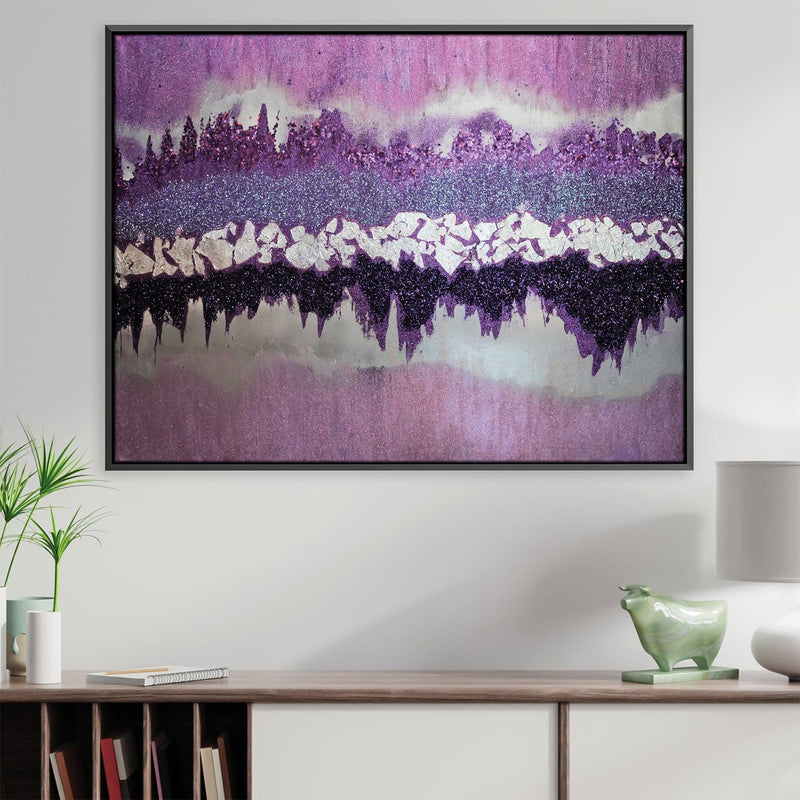 Purple Shimmer Canvas