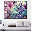 Purple Teal Melody Canvas