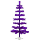 Purple Tinsel Christmas Tree