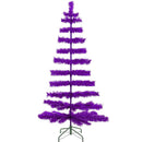 Purple Tinsel Christmas Tree