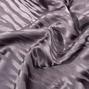 GobekUsa Jacquard Satin Duvet Cover Set - Luxury Solid Soft Quilt Kit