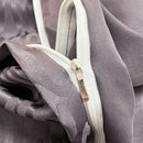 GobekUsa Jacquard Satin Duvet Cover Set - Luxury Solid Soft Quilt Kit