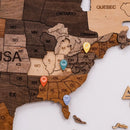 Wooden Location Pins