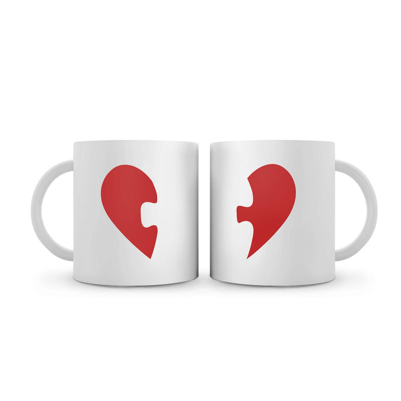 Puzzle Heart Mug