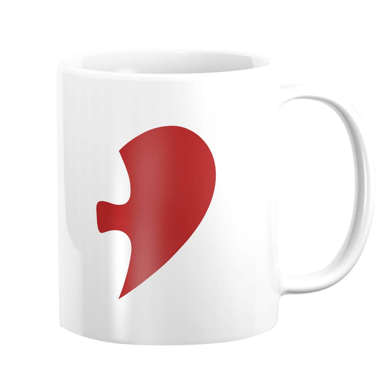 Puzzle Heart Mug