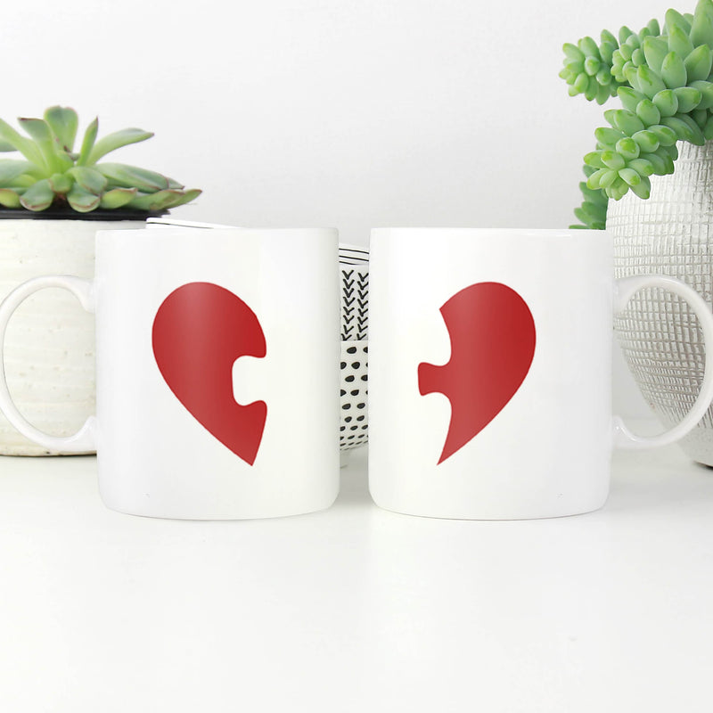 Puzzle Heart Mug