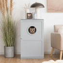 2-tier Litter Hidden Cat House With Anti-toppling Device by LJGDeals