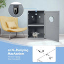 2-tier Litter Hidden Cat House With Anti-toppling Device by LJGDeals