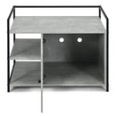 Enclosure Hidden Litter Furniture Cabinet with 2-Tier Storage Shelf by DirectDeals