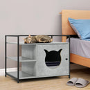 Enclosure Hidden Litter Furniture Cabinet with 2-Tier Storage Shelf by LJGDeals