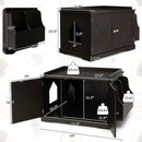 Large Wooden Cat Litter Box Enclosure with the Storage Rack by LJGDeals